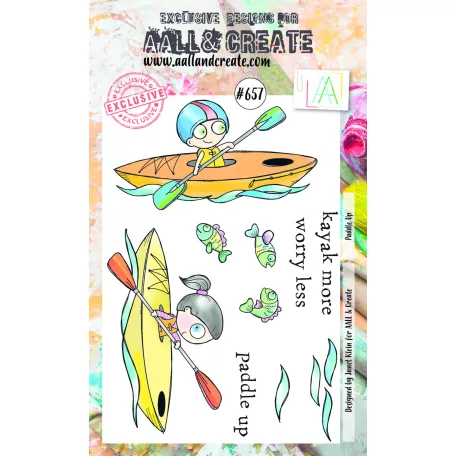 Szilikonbélyegző , Paddle Up / AALL Stamp (1 db)