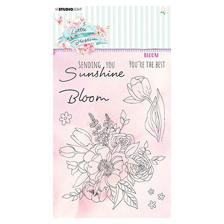 Szilikonbélyegző , Bloom Little Blossom nr.197 / SL Clear Stamp (1 csomag)