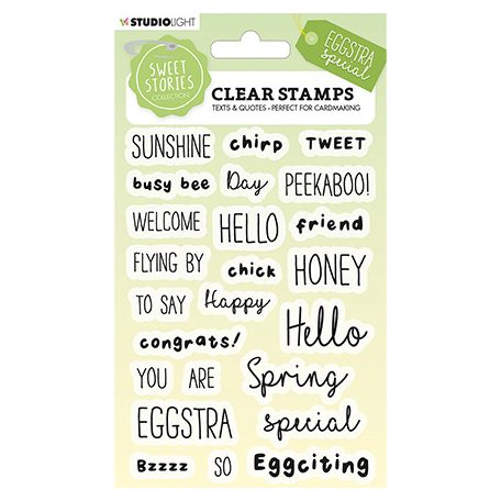 Szilikonbélyegző , Quotes small Eggstra special Sweet Stories nr.215 / SL Clear Stamp (1 csomag)