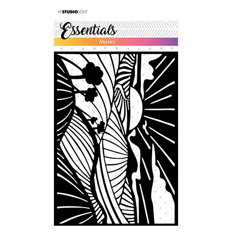 Stencil , Sunset landscape Essentials nr.106 / SL Mask stencils (1 db)