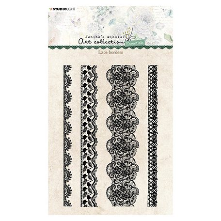 Szilikonbélyegző , Lace borders Essentials nr.212 / SL Clear Stamp (1 csomag)