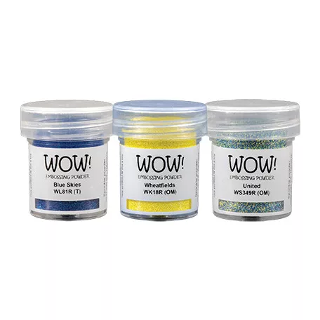 Domborítópor készlet , Independent Trio sets/ WoW! Embossing Powder (3 db)