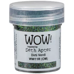   Domborítópor , Dirti Verdi Mixed Media Emb.Powder/ WoW! Embossing Powder (1 db)