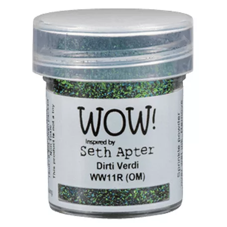 Domborítópor , Dirti Verdi Mixed Media Emb.Powder/ WoW! Embossing Powder (1 db)