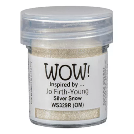Domborítópor , Silver Snow Embossing Glitters/ WoW! Embossing Powder (1 db)