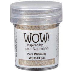   Domborítópor , Pure Platinum Embossing Glitters/ WoW! Embossing Powder (1 db)