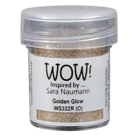 Domborítópor , Golden Glow Embossing Glitters/ WoW! Embossing Powder (1 db)