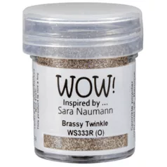   Domborítópor , Brassy Twinkle Embossing Glitters/ WoW! Embossing Powder (1 db)