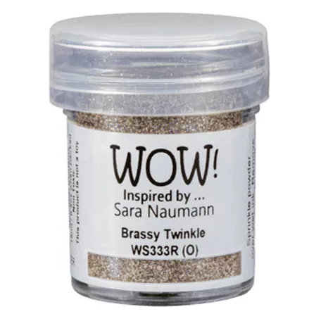 Domborítópor , Brassy Twinkle Embossing Glitters/ WoW! Embossing Powder (1 db)
