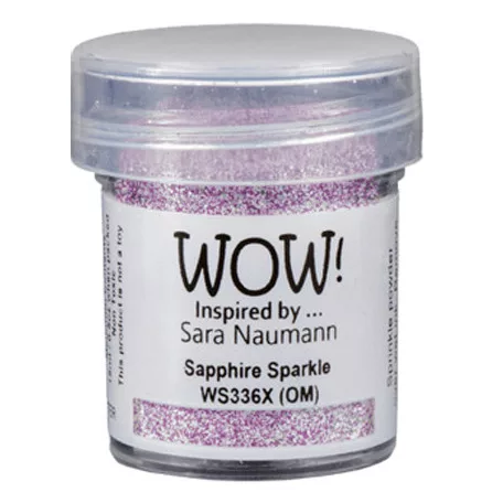Domborítópor , Sapphire Sparkle Embossing Glitters/ WoW! Embossing Powder (1 db)