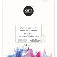   Art Philosophy 100% pamut Akvarelltömb A4 - Watercolor Paper Pad (1 db)