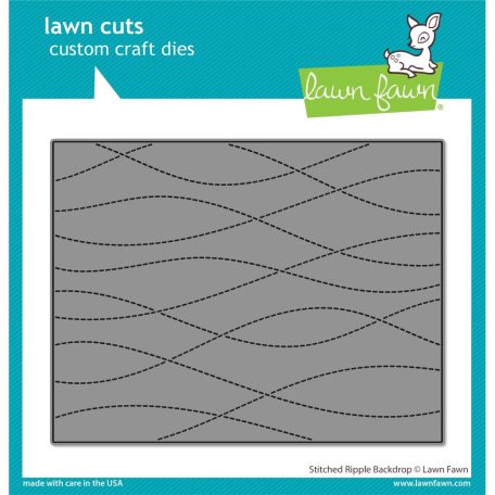 Vágósablon LF2888, Stitched Ripple Backdrop / Lawn Cuts Custom Craft Die (1 csomag)