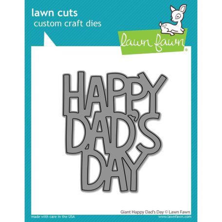 Vágósablon LF2885, Giant Happy Dad's Day / Lawn Cuts Custom Craft Die (1 csomag)