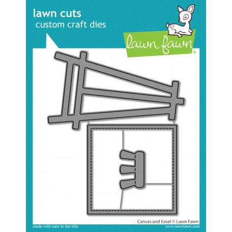 Vágósablon LF2874, Canvas & Easel / Lawn Cuts Custom Craft Die (1 csomag)