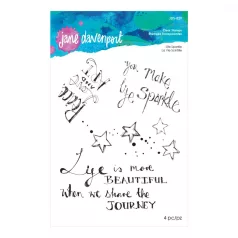   Szilikonbélyegző , Life Sparkle / Jane Davenport Clear Stamps (1 csomag)