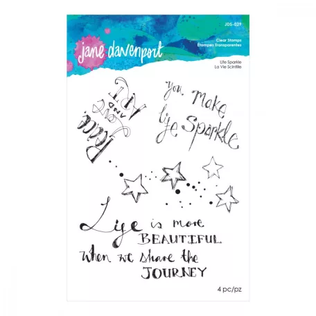 Szilikonbélyegző , Life Sparkle / Jane Davenport Clear Stamps (1 csomag)
