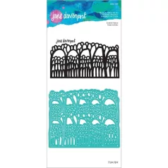   Vágósablon és szilikonbélyegző , Bubble Palace / Jane Davenport Stamp & Cutting Die Set (1 csomag)