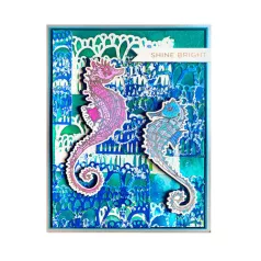   Vágósablon és szilikonbélyegző , Bubble Palace / Jane Davenport Stamp & Cutting Die Set (1 csomag)