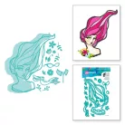 Vágósablon , Marcia’s Makeover Etched / Jane Davenport Cutting Templates (1 csomag)