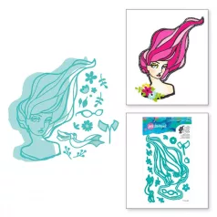   Vágósablon , Marcia’s Makeover Etched / Jane Davenport Cutting Templates (1 csomag)