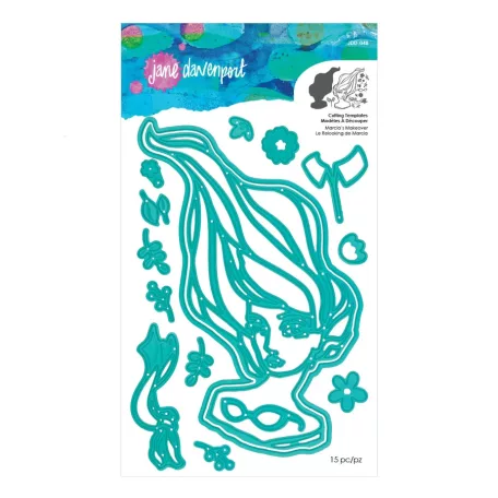 Vágósablon , Marcia’s Makeover Etched / Jane Davenport Cutting Templates (1 csomag)