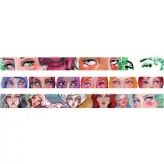   Dekorációs ragasztószalag 25 mm Wa-she / Jane Davenport Washi Tape (3 db)