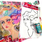 Dekorációs ragasztószalag 25 mm Wa-she / Jane Davenport Washi Tape (3 db)