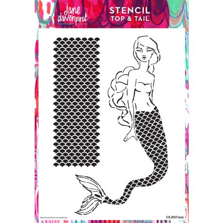 Stencil A4, Top & Tail / Jane Davenport Stencil (1 db)