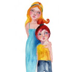 Stencil A4, Face to Face / Jane Davenport Stencil (1 csomag)