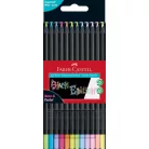 Faber-Castell színes ceruza , Neon & Pastel Black Edition/ Faber Castell Colored Pencil (12 db)