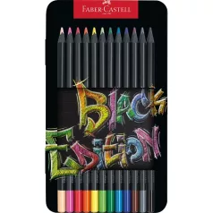  Faber-Castell színes ceruza , Black Edition / Faber Castell Colored Pencil (12 db)