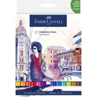   Faber-Castell Goldfaber Aqua ecsetfilc , Set / Faber Castell Goldfaber Aqua Dual Marker (12 db)