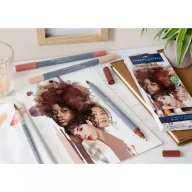   Faber-Castell Goldfaber Aqua ecsetfilc , Portrait / Faber Castell Goldfaber Aqua Dual Marker (6 db)