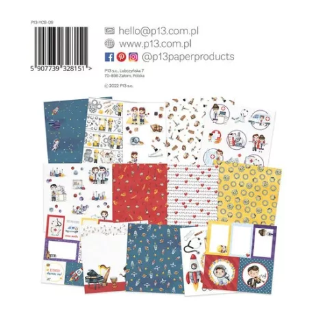 Scrapbook papírkészlet 6" (15 cm), You can be / Piatek13 Paper pad (24 lap)