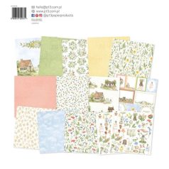   Scrapbook papírkészlet 12" (30 cm), Hello Summer / Piatek13 Paper pad (12 lap)