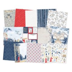   Scrapbook papírkészlet 12" (30 cm), Once upon a Time / Piatek13 Paper pad (12 lap)