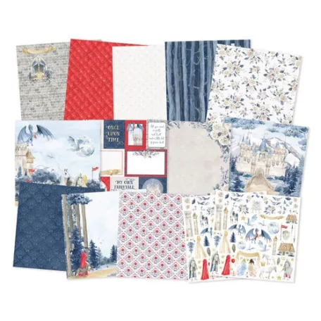 Scrapbook papírkészlet 12" (30 cm), Once upon a Time / Piatek13 Paper pad (12 lap)