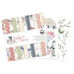   Scrapbook papírkészlet 6" (15 cm), Lady‘s Diary / Piatek13 Paper pad (24 lap)