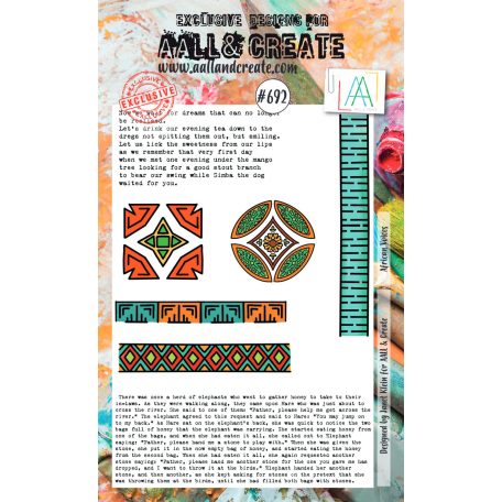 Szilikonbélyegző A6, African Voices / AALL Stamp (1 db)