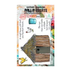 Szilikonbélyegző A6, Kenyan Hut / AALL Stamp (1 db)