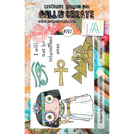 Szilikonbélyegző A7, Cleopatra / AALL Stamp (1 db)