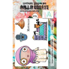 Szilikonbélyegző A7, Morocco / AALL Stamp (1 db)