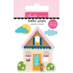   Díszítőelem , Chloe Cat House / Bella BLVD Bella-Pops (1 csomag)