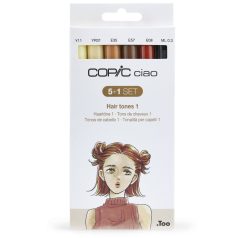   Copic Ciao alkoholos marker készlet, Hair tones 1 - (5+1) db