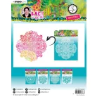 Art by Marlene Stencil Back To Nature Mask Mixed Petals (1 db)
