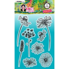   Szilikonbélyegző, Wildflowers Back To Nature nr.150 / Art by Marlene Clear Stamp (1 csomag)