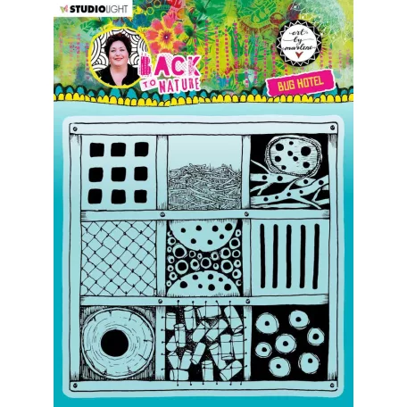 Art by Marlene Szilikonbélyegző Bug Hotel Back To Nature Clear Stamp (1 db)