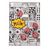   Art by Marlene Szilikonbélyegző Bug Hotel Back To Nature Clear Stamp (1 db)