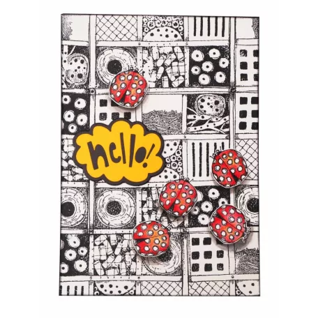 Art by Marlene Szilikonbélyegző Bug Hotel Back To Nature Clear Stamp (1 db)