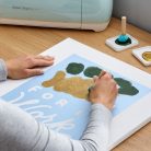 Stencil fólia 30,5 cm x 1,2 m,  Flexible Stencil Film/ Cricut Stencil Film (1 db)